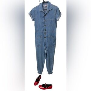 Denim jumpsuit size S